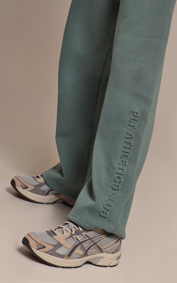 Sage Athletics Club Embossed Straight Leg Joggers