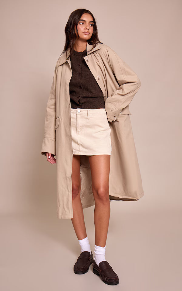 Crew Neck Knit Cardigan