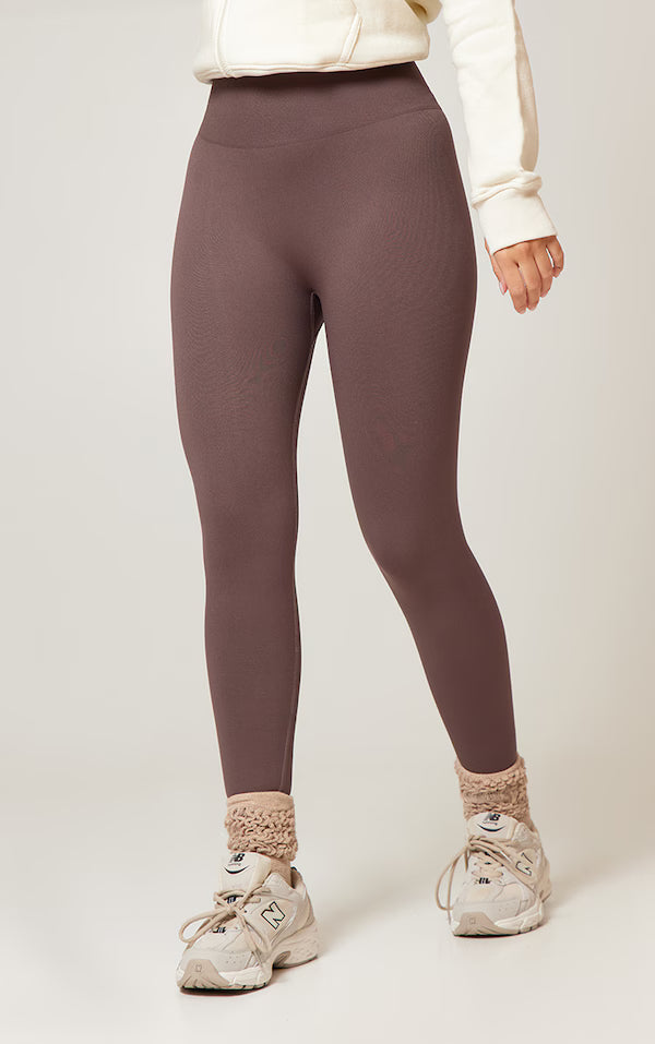 Chocolate Seamless High Waist Gym Leggings