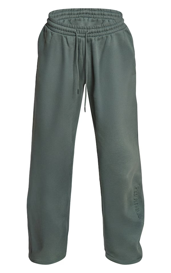 Sage Athletics Club Embossed Straight Leg Joggers
